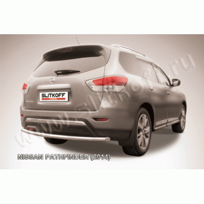 Защита заднего бампера Nissan Pathfinder с 2014