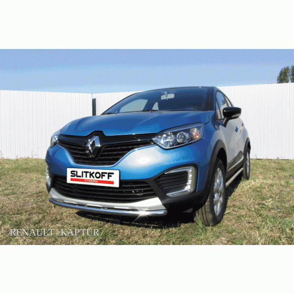 Защита переднего бампера d42 Renault KAPTUR с 2016