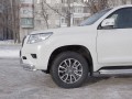 Защита переднего бампера Toyota Land Cruiser Prado 150 с 2017 (уголки+зубы)