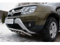 Защита переднего бампера Renault Duster с 2015 (Shark)