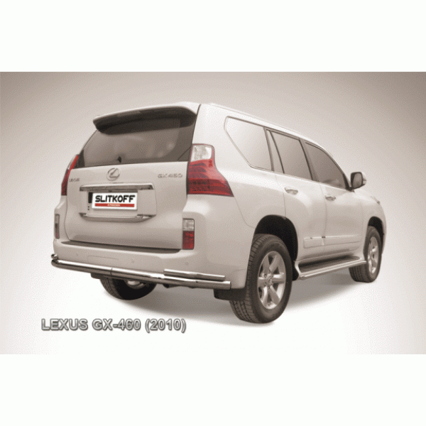 Защита заднего бампера Lexus GX460 2009-2014 (двойная)