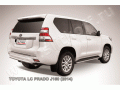 Защита заднего бампера Toyota Land Cruiser Prado 150 с 2013 (Короткая)