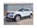 Защита переднего бампера FORD EXPLORER 2016-   D63 дуга-D63 уголки +клыки