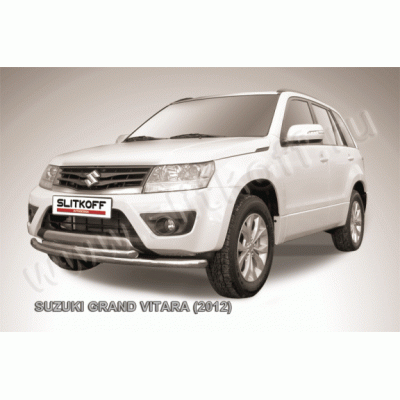 Защита переднего бампера Suzuki Grand Vitara с 2012 (Двойная)