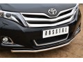 Защита переднего бампера Toyota Venza с 2013 (Одинарная 2)