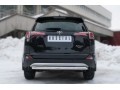 Защита заднего бампера Toyota RAV4 с 2015 (одинарная, вариант 1)