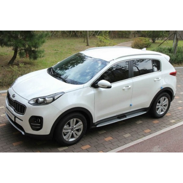 Боковые подножки Kia Sportage с 2016 OEM Style