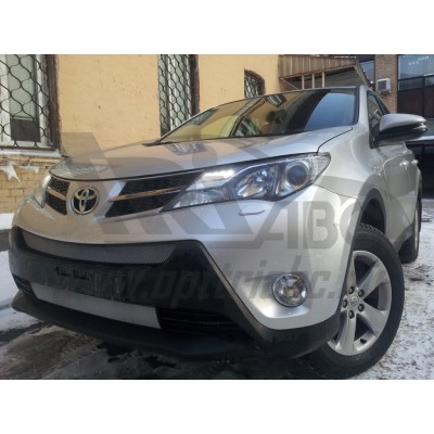 Защита радиатора Toyota RAV4 2012-2015 (Chrome)