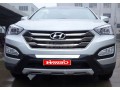 Накладка переднего бампера Hyundai Santa Fe с 2012 (без ходовых огней)