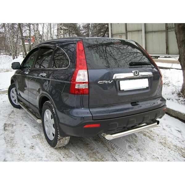 Защита заднего бампера Honda CR-V 2007-2009