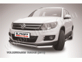 Защита переднего бампера Volkswagen Tiguan с 2011 (Двойная 1)