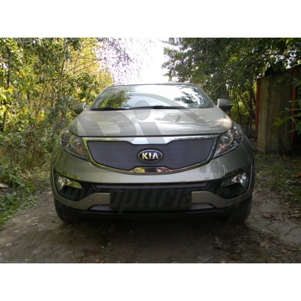 Защита радиатора KIA Sportage 2010-2014 (Chrome)