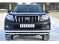 Защита переднего бампера Toyota Land Cruiser Prado 150 2009-2013 (Уголки и зубы)