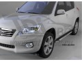 Пороги алюминиевые Brillant Toyota RAV4 2006-2012 (черные)