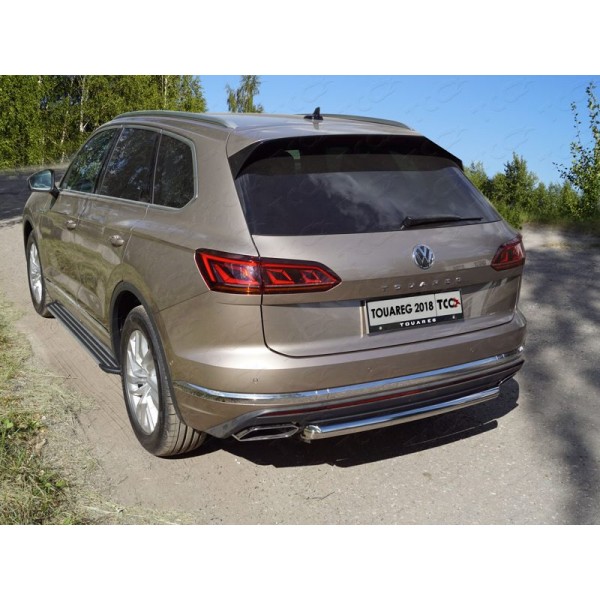 Защита заднего бампера  для Volkswagen Touareg