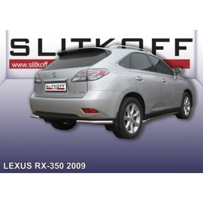 Защита заднего бампера Lexus RX 2009-2012 (уголки)