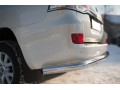 Защита заднего бампера Toyota Land Cruiser 200 с 2015 (Одинарная)