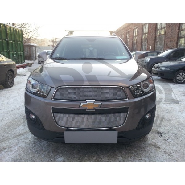 Защита радиатора Chevrolet Captiva с 2013 (Chrome)