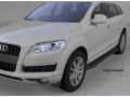 Пороги алюминиевые Audi Q7 с 2006 (Sapphire Black)