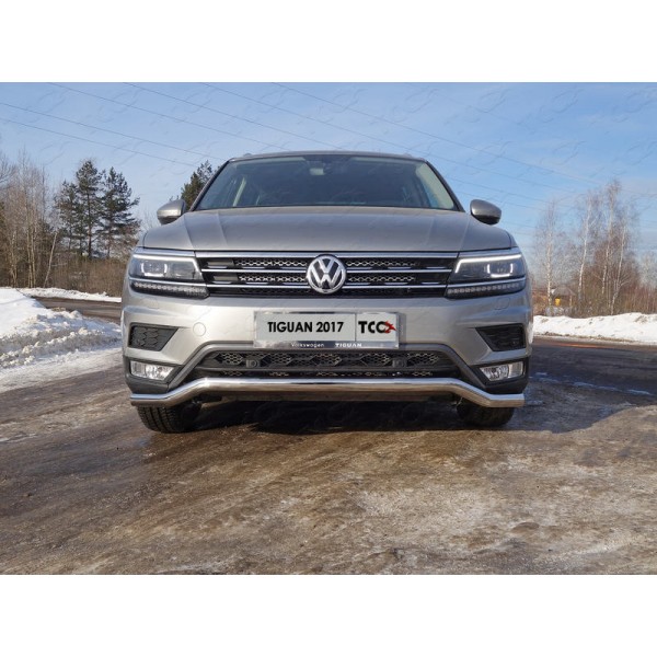 Решетка радиатора верхняя (лист) Volkswagen Tiguan с 2017