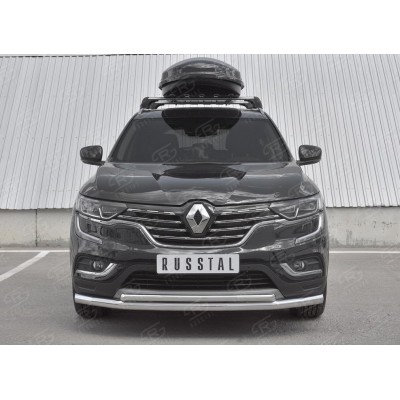 Защита переднего бампера D63/42 для  RENAULT KOLEOS 2017- по н в