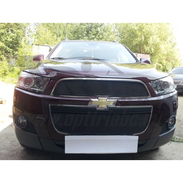Защита радиатора Chevrolet Captiva 2011-2013 (Black)