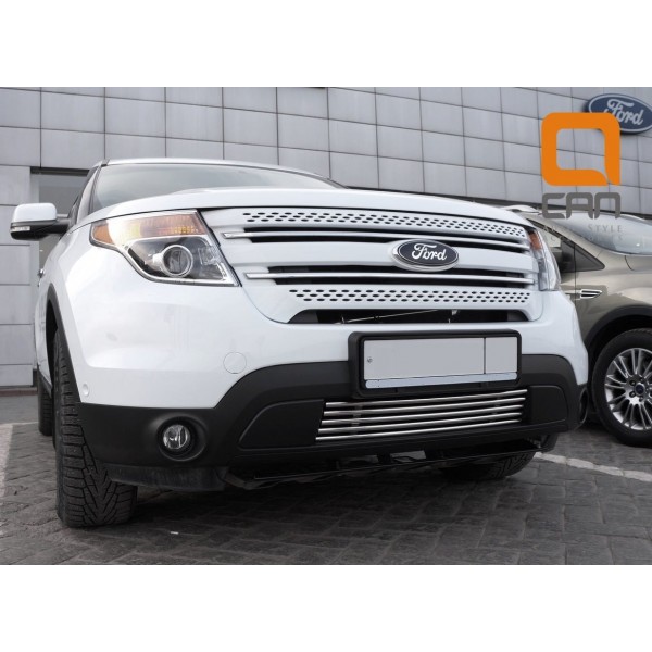 Решетка переднего бампера Ford Explorer 2011-2015