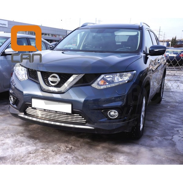 АКЦИЯ!! Решетка переднего бампера Nissan X-Trail с 2014