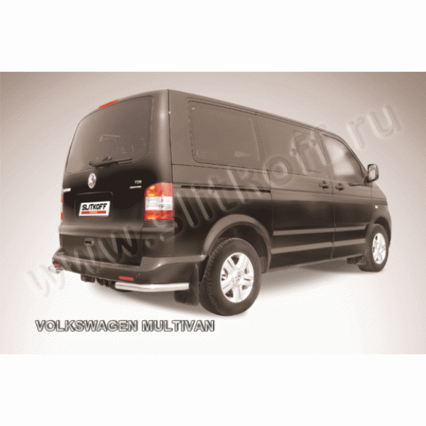 Защита заднего бампера Volkswagen T5 Multivan 2003-2015 (Уголки)