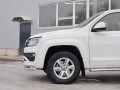 Защита переднего бампера VOLKSWAGEN AMAROK 2016-  D63 секция-D63 уголки+D42 зубы