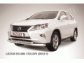 Защита переднего бампера Lexus RX с 2012 (двойная)