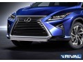 Защита переднего бампера Lexus RX с 2015, кроме F-Sport  (Овал D75x42)