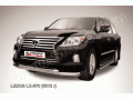 Защита переднего бампера Lexus LX570 2012-2014 (двойная)