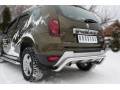 Защита заднего бампера Renault Duster с 2015 (Волна, вариант 3)