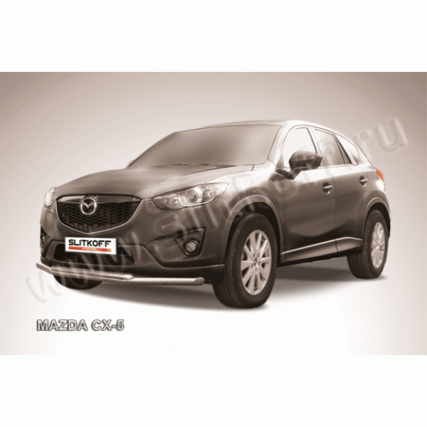 Защита переднего бампера Mazda CX-5 с 2011 (двойная)