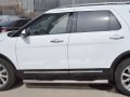 FORD EXPLORER 2016-2017 Пороги труба d76 с накладкой (вариант 1) FET-0026651