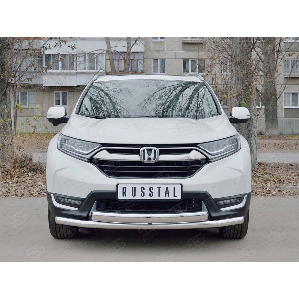 HONDA CR-V 2017- Защита переднего бампера d63 секции-d75х42 дуга HCRZ-002828