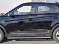 HYUNDAI CRETA 2016- Пороги труба 120х60 овал с проступью HCRO-002423