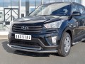 HYUNDAI CRETA 2016- Защита переднего бампера d63 секция-d42 дуга HCRZ-002418