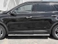 HYUNDAI SANTA FE GRAND 2016-2018 Пороги труба 120х60 овал с проступью HSFO-002735