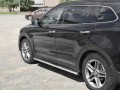 HYUNDAI SANTA FE GRAND 2016-2018 Пороги труба 120х60 овал с проступью HSFO-002735