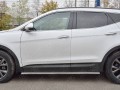 HYUNDAI SANTA FE PREMIUM 2015-2017 Пороги труба d42 секции (вариант 1) HSFPT-002449