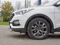 HYUNDAI SANTA FE PREMIUM 2015-2017 Защита переднего бампера d42 секция-d42 дуга HSFPZ-002441