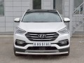 HYUNDAI SANTA FE PREMIUM 2015-2017 Защита переднего бампера d63 секция HSFPZ-002442