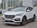 HYUNDAI SANTA FE PREMIUM 2015-2017 Защита переднего бампера d63 секция-d42 дуга HSFPZ-002443