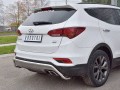 HYUNDAI SANTA FE PREMIUM 2015-2017 Защита заднего бампера d42 волна под машину HSFPZ-002451