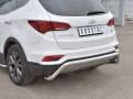 HYUNDAI SANTA FE PREMIUM 2015-2017 Защита заднего бампера d63 волна под машину HSFPZ-002452