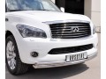 Infiniti QX 56 2010-2014 защита переднего бампера d76/42 INZ-000327