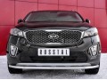 KIA SORENTO PRIME CRDI 2015-2018 Защита переднего бампера d42 секции KSPZ-002208