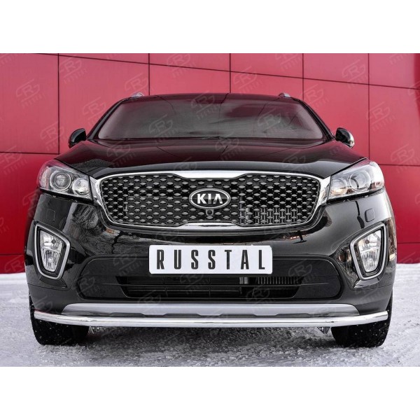 KIA SORENTO PRIME CRDI 2015-2018 Защита переднего бампера d42 секции KSPZ-002208